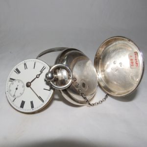 Reloj Inglés de Bolsillo para caballero, lepine, Half Fusee (Semicatalino). Londre, 1889.