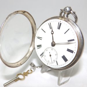 Reloj Inglés de Bolsillo para caballero, lepine, Half Fusee (Semicatalino). Londre, 1889.