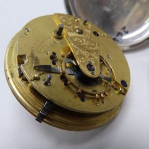 Reloj Inglés de Bolsillo para caballero, lepine, Half Fusee (Semicatalino). Londre, 1889.