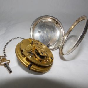 Reloj Inglés de Bolsillo para caballero, lepine, Half Fusee (Semicatalino). Londre, 1889.