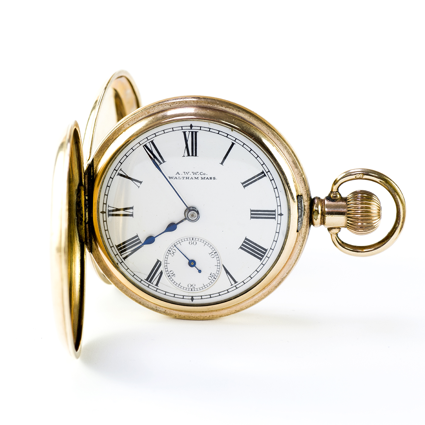Reloj Suizo de bolsillo, 1/2 saboneta (cazador), remontoir. Suiza, ca. 1900. Reloj Suizo de bolsillo, 1/2 saboneta (cazador), remontoir. Suiza, ca. 1900.