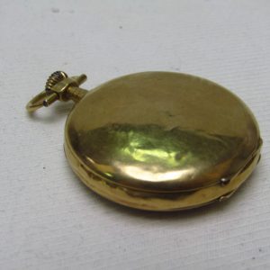 Reloj Suizo de Bolsillo-colgar, lepine y remontoir. Oro de 18k. Ca. 1890.