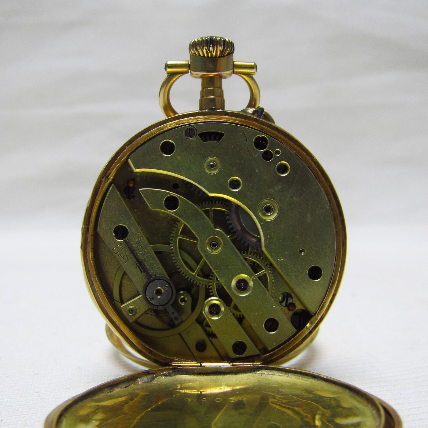 Reloj Suizo de Bolsillo-colgar, lepine y remontoir. Oro de 18k. Ca. 1890. Reloj Suizo de Bolsillo-colgar, lepine y remontoir. Oro de 18k. Ca. 1890.