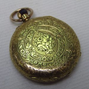 Reloj Suizo de Bolsillo-colgar, lepine y remontoir. Suiza, ca. 1900.