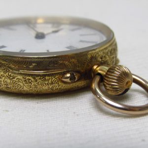 Reloj Suizo de Bolsillo-colgar, lepine y remontoir. Suiza, ca. 1900.