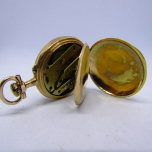 Reloj Suizo de Bolsillo-Colgar, Lepine y remontoir. Suiza. Ca. 1900
