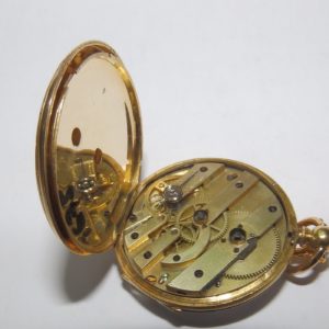 Reloj Suizo de Bolsillo-Colgar para señora, Lepine. Ca. 1890