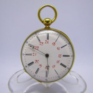 Reloj Suizo de Bolsillo, lepine y remontoir. Ca. 1890