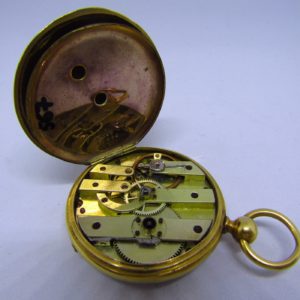 Reloj Suizo de Bolsillo, lepine y remontoir. Ca. 1890