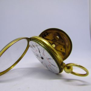 Reloj Suizo de Bolsillo, lepine y remontoir. Ca. 1890