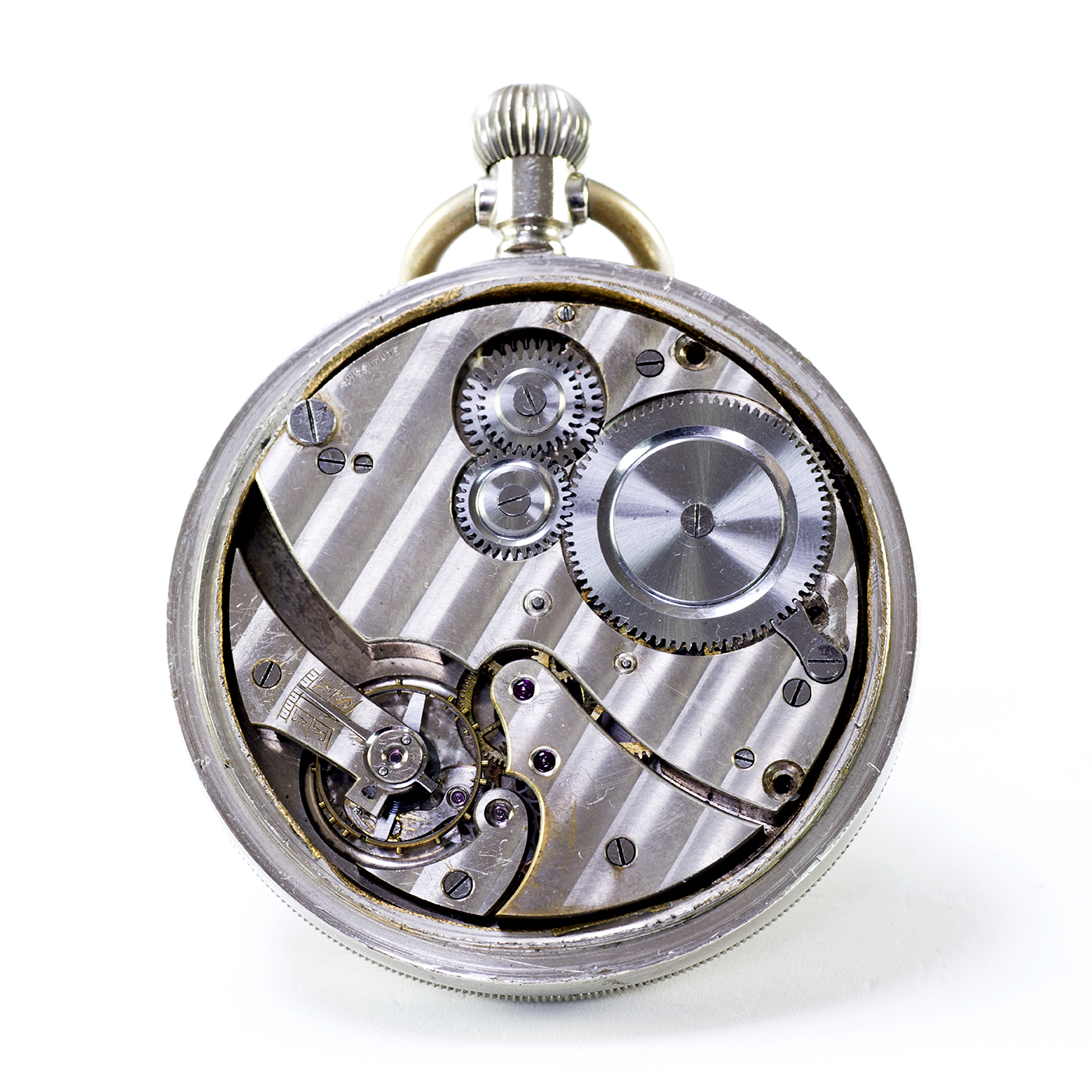 Reloj Suizo de Bolsillo, lepine y remontoir. Suiza, ca. 1880. Reloj Suizo de Bolsillo, lepine y remontoir. Suiza, ca. 1880.