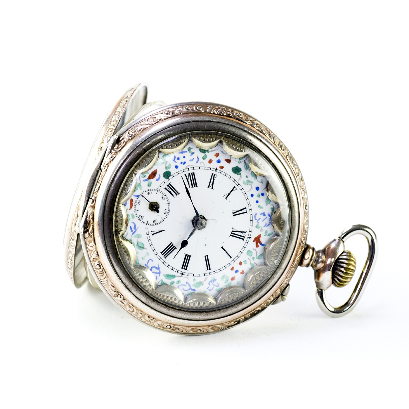 Reloj suizo de bolsillo, lepine y remontoir. Suiza, ca. 1890. Reloj suizo de bolsillo, lepine y remontoir. Suiza, ca. 1890.
