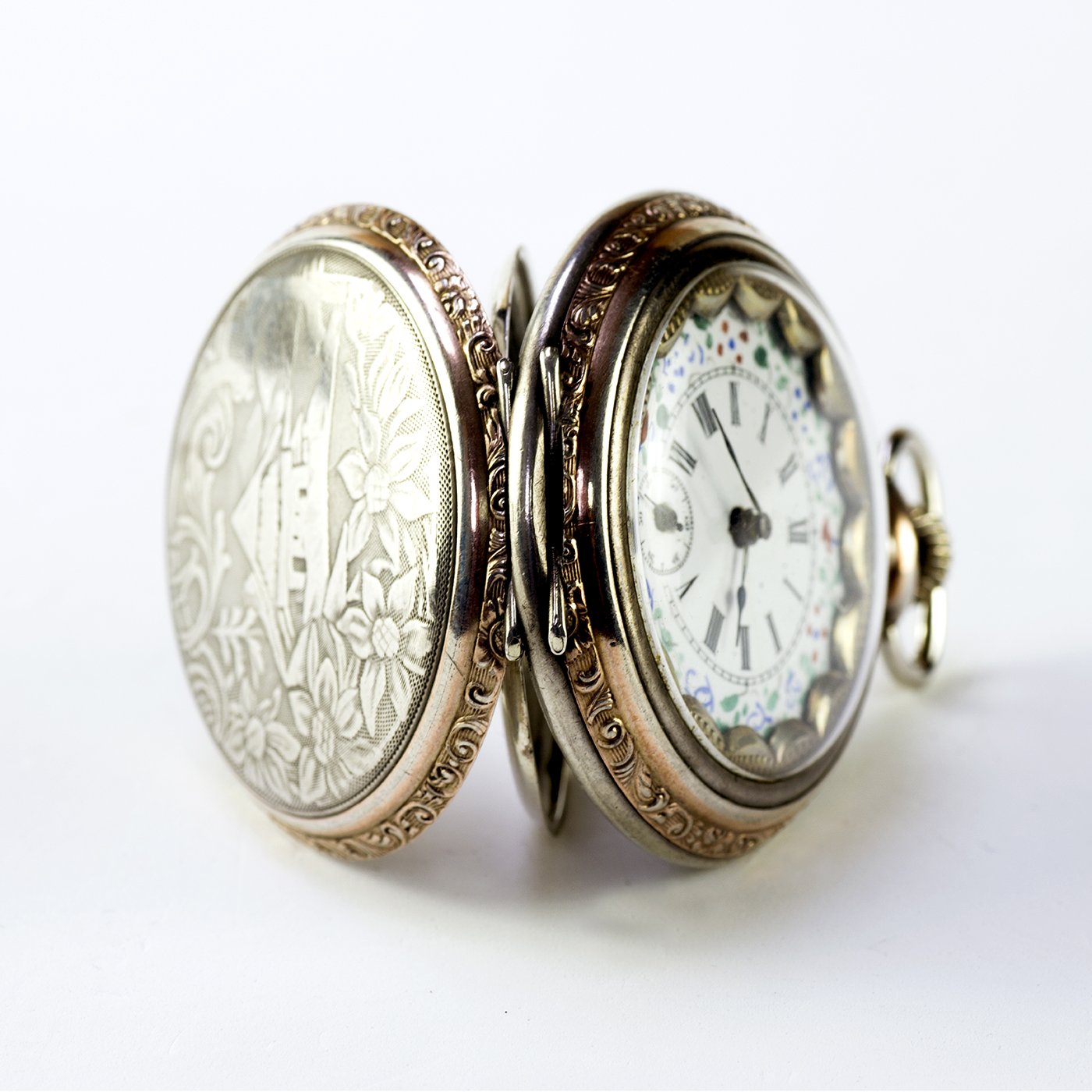 Reloj suizo de bolsillo, lepine y remontoir. Suiza, ca. 1890. Reloj suizo de bolsillo, lepine y remontoir. Suiza, ca. 1890.
