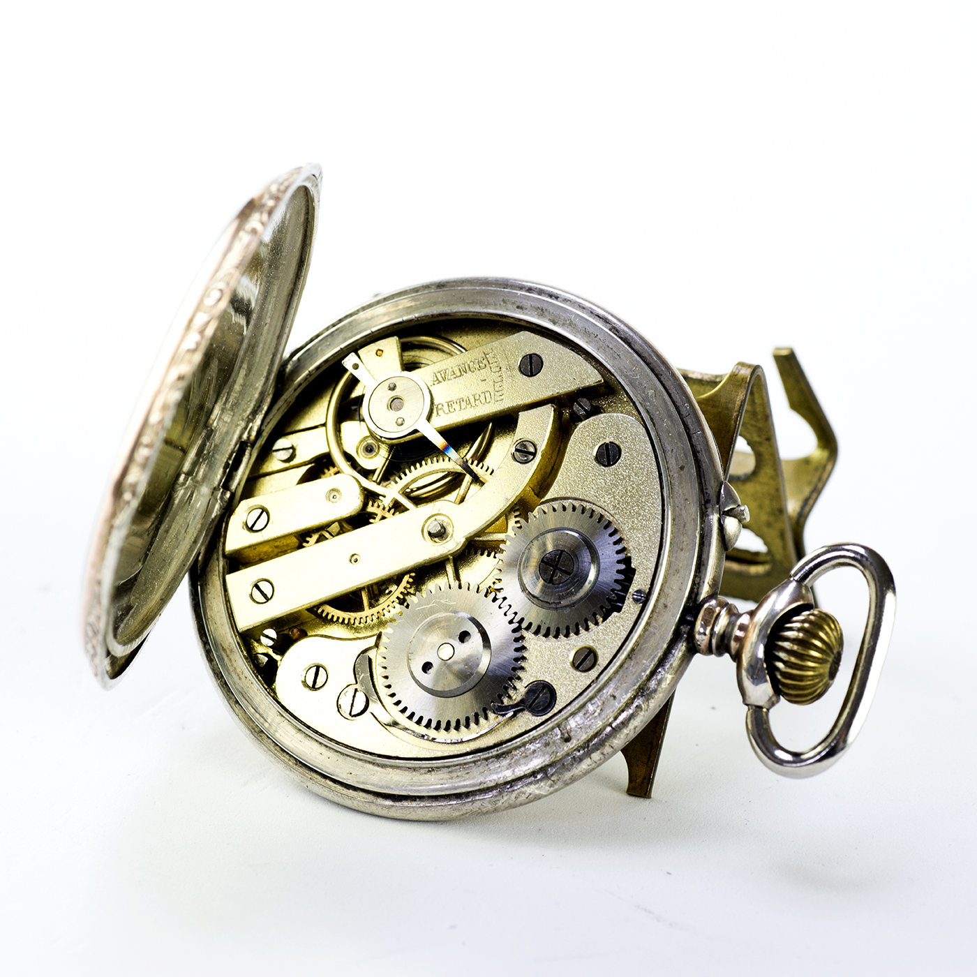 Reloj suizo de bolsillo, lepine y remontoir. Suiza, ca. 1890. Reloj suizo de bolsillo, lepine y remontoir. Suiza, ca. 1890.