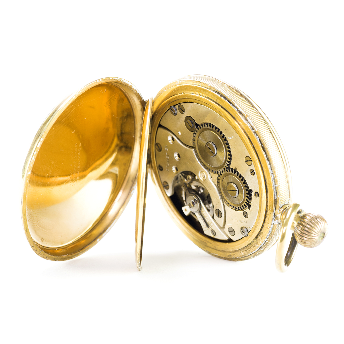 Reloj Suizo de Bolsillo, lepine y remontoir. Suiza, ca. 1910. Reloj Suizo de Bolsillo, lepine y remontoir. Suiza, ca. 1910.