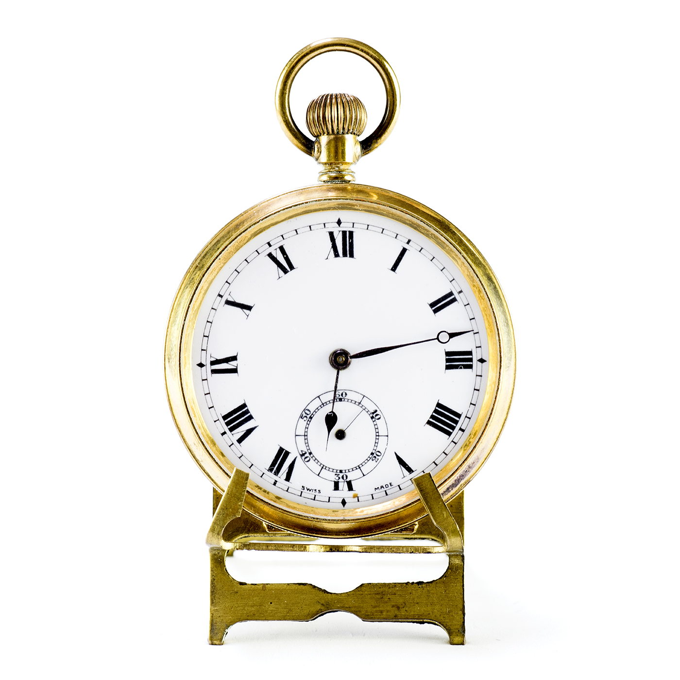 Reloj Suizo de Bolsillo, lepine y remontoir. Suiza, ca. 1910. Reloj Suizo de Bolsillo, lepine y remontoir. Suiza, ca. 1910.