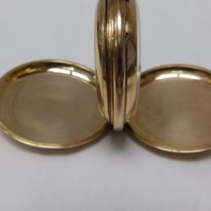 Reloj Suizo de Bolsillo para caballero, saboneta y remontoir. Ca. 1890.