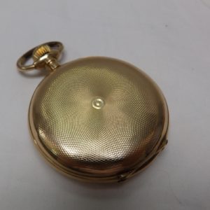 Reloj Suizo de Bolsillo para caballero, saboneta y remontoir. Ca. 1890.