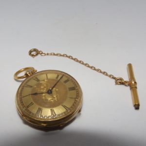 Reloj Suizo de Bolsillo para dama y caballero, lepine. Oro 14k. Ca. 1900.