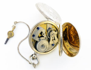 Reloj Suizo de Bolsillo, Saboneta. Ca. 1850.