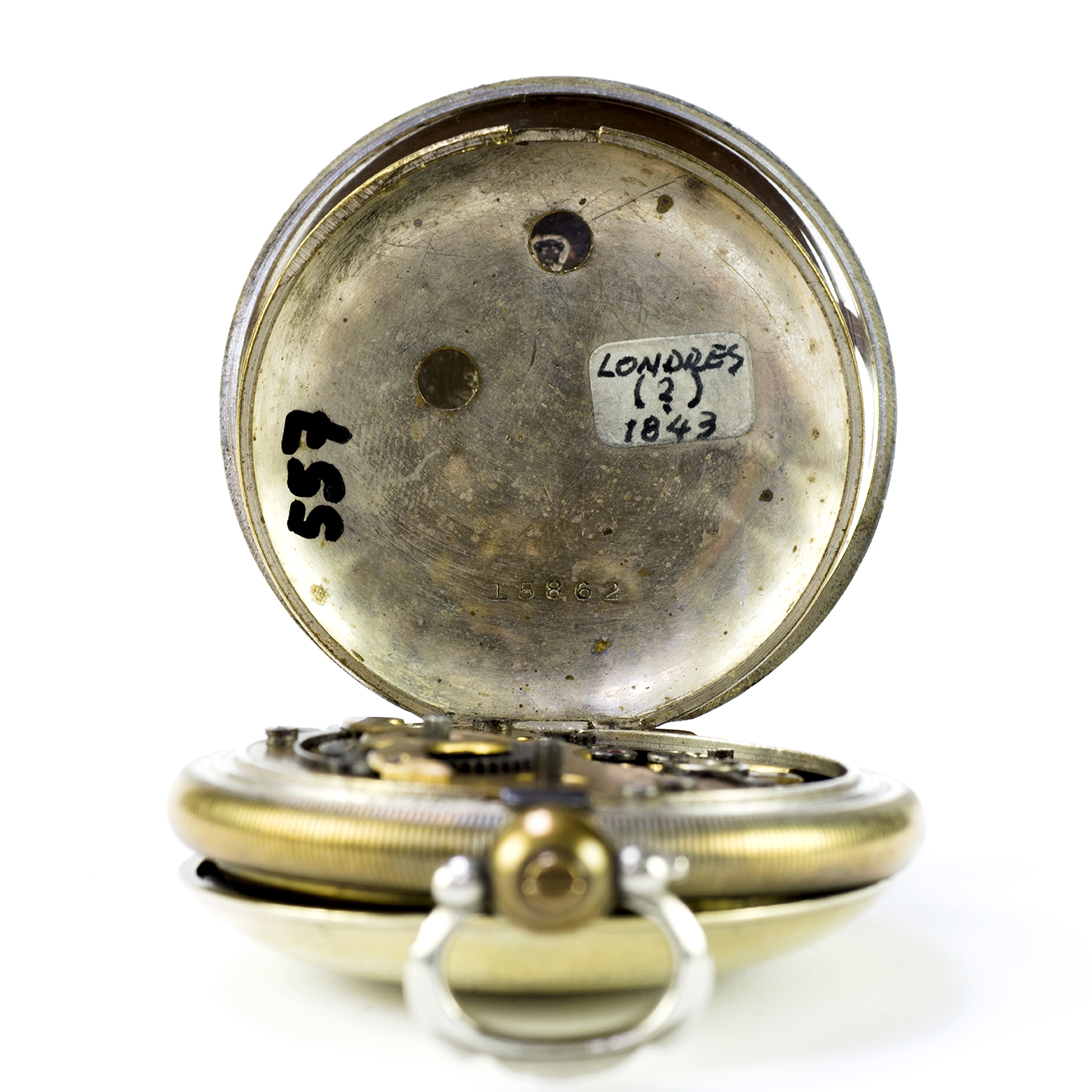 Reloj Suizo de Bolsillo, saboneta, para mercado turco, Suiza, ca. 1890 Reloj Suizo de Bolsillo, saboneta, para mercado turco, Suiza, ca. 1890
