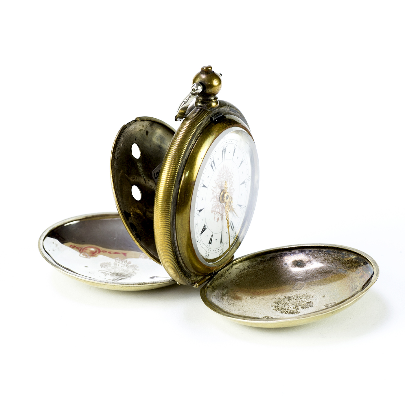 Reloj Suizo de Bolsillo, saboneta, para mercado turco, Suiza, ca. 1890 Reloj Suizo de Bolsillo, saboneta, para mercado turco, Suiza, ca. 1890