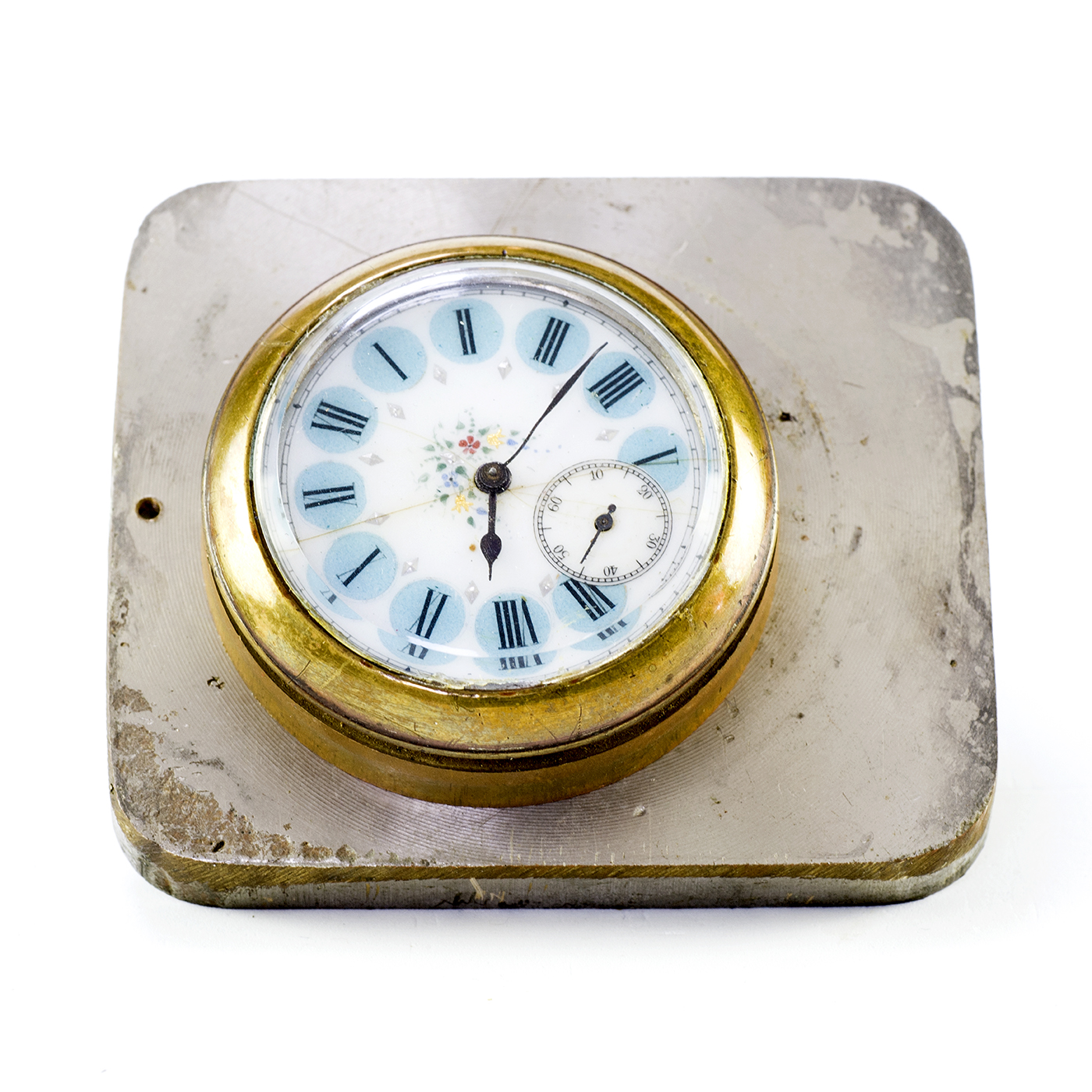 Reloj Suizo de Bolsillo-Sobremesa. Ca. 1900 Reloj Suizo de Bolsillo-Sobremesa. Ca. 1900