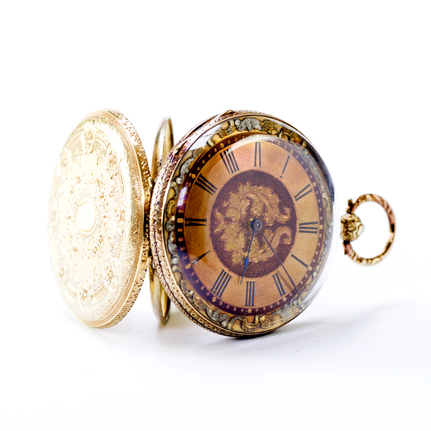 Reloj Suizo de Bolsillo Unisex, Lepine. Suiza, ca. 1890. Reloj Suizo de Bolsillo Unisex, Lepine. Suiza, ca. 1890.