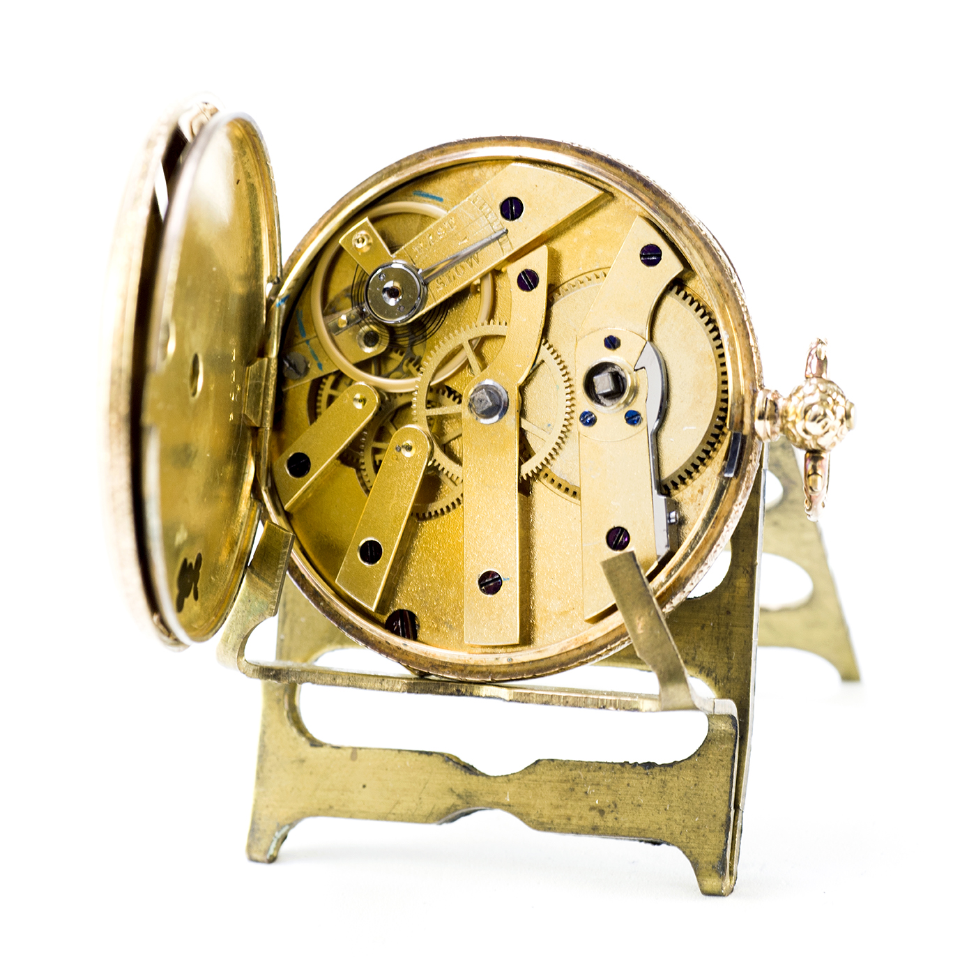 Reloj Suizo de Bolsillo Unisex, Lepine. Suiza, ca. 1890. Reloj Suizo de Bolsillo Unisex, Lepine. Suiza, ca. 1890.