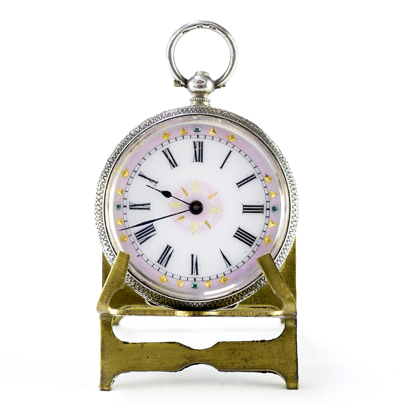 Reloj Suizo de Colgar, lepine. Ca. 1900. Reloj Suizo de Colgar, lepine. Ca. 1900.