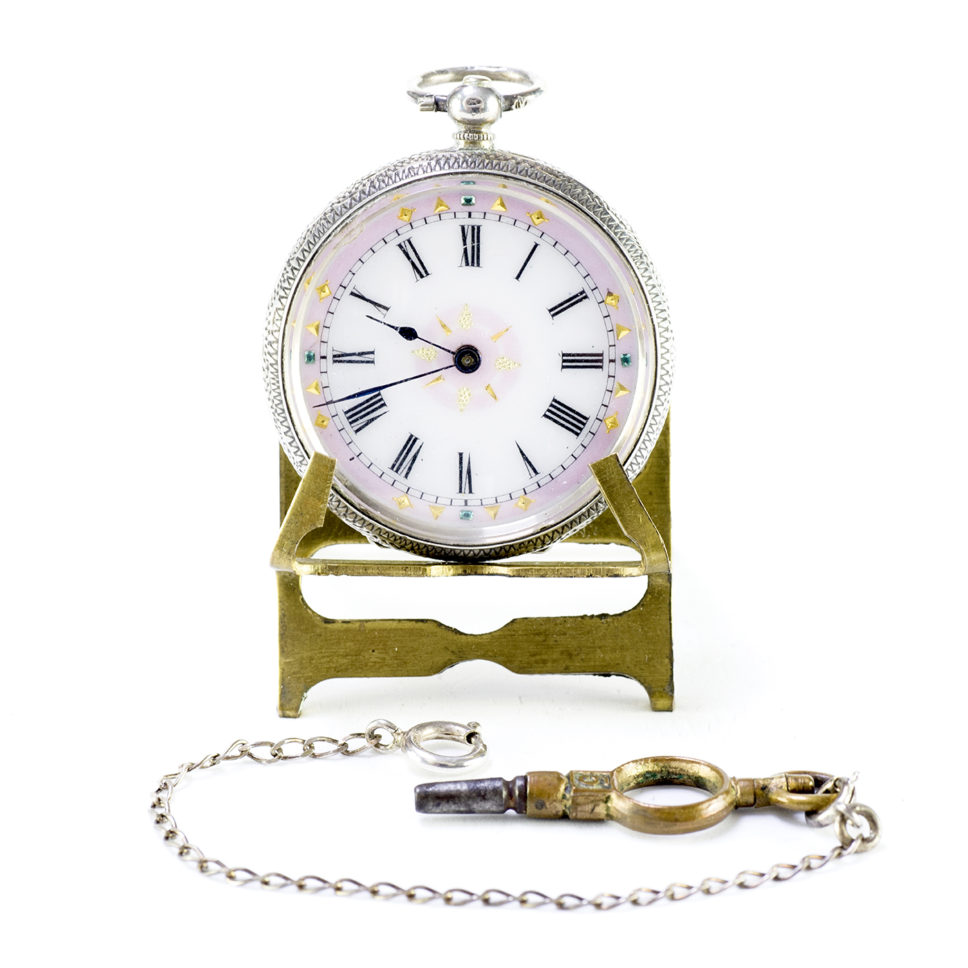 Reloj Suizo de Colgar, lepine. Ca. 1900. Reloj Suizo de Colgar, lepine. Ca. 1900.