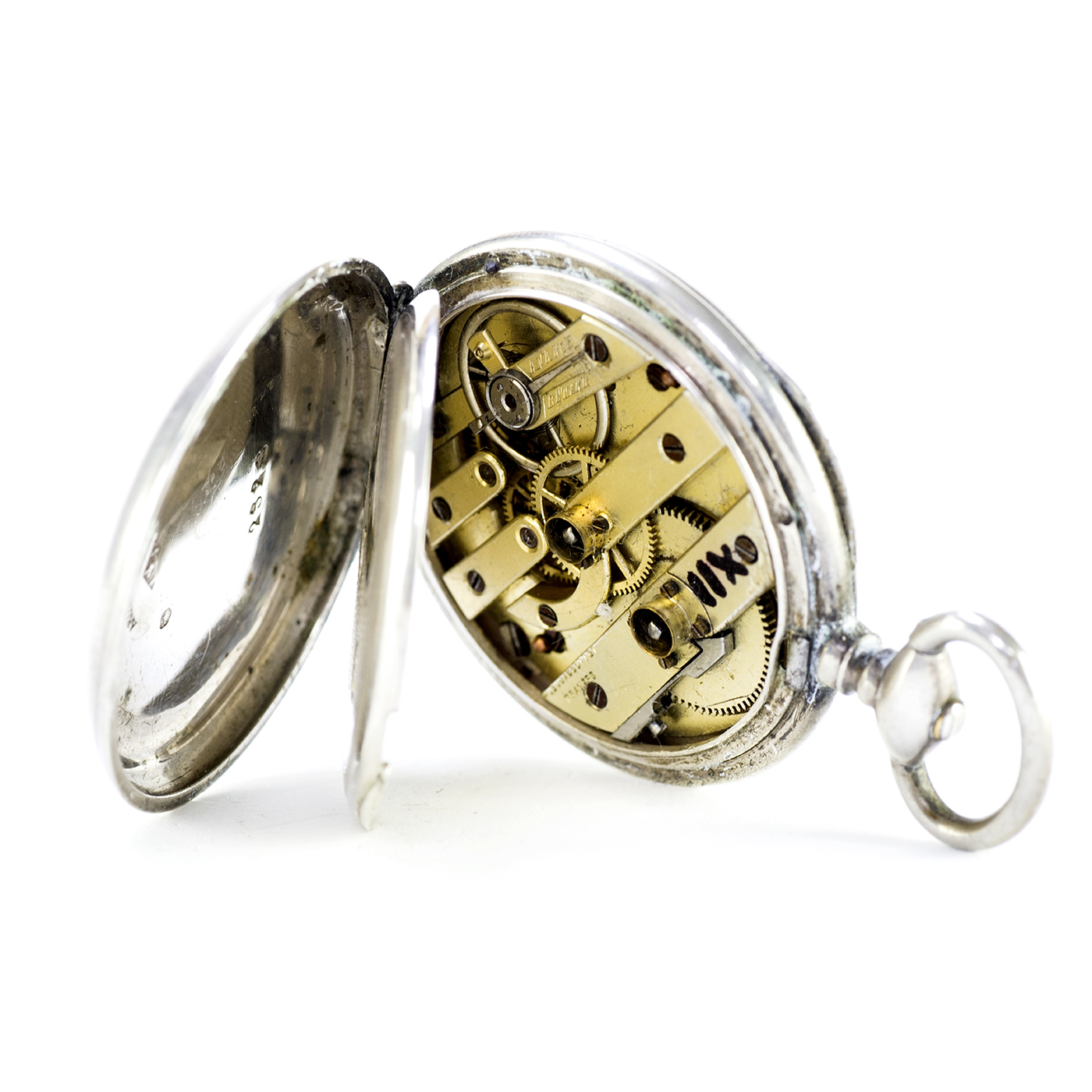 Reloj Suizo de Colgar, lepine. Ca. 1900. Reloj Suizo de Colgar, lepine. Ca. 1900.