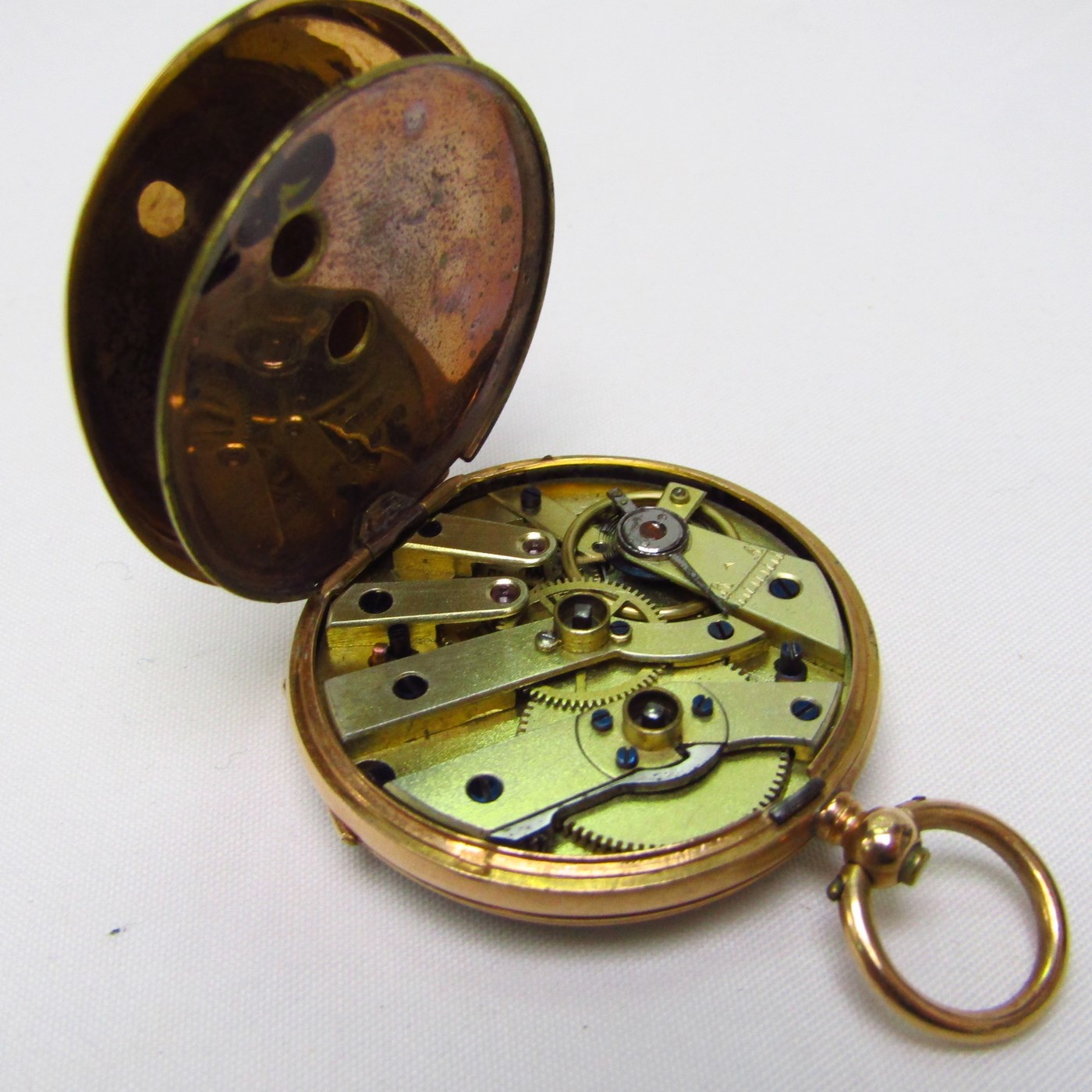 Reloj Suizo de colgar lepine. Suiza, ca. 1900. Reloj Suizo de colgar lepine. Suiza, ca. 1900.