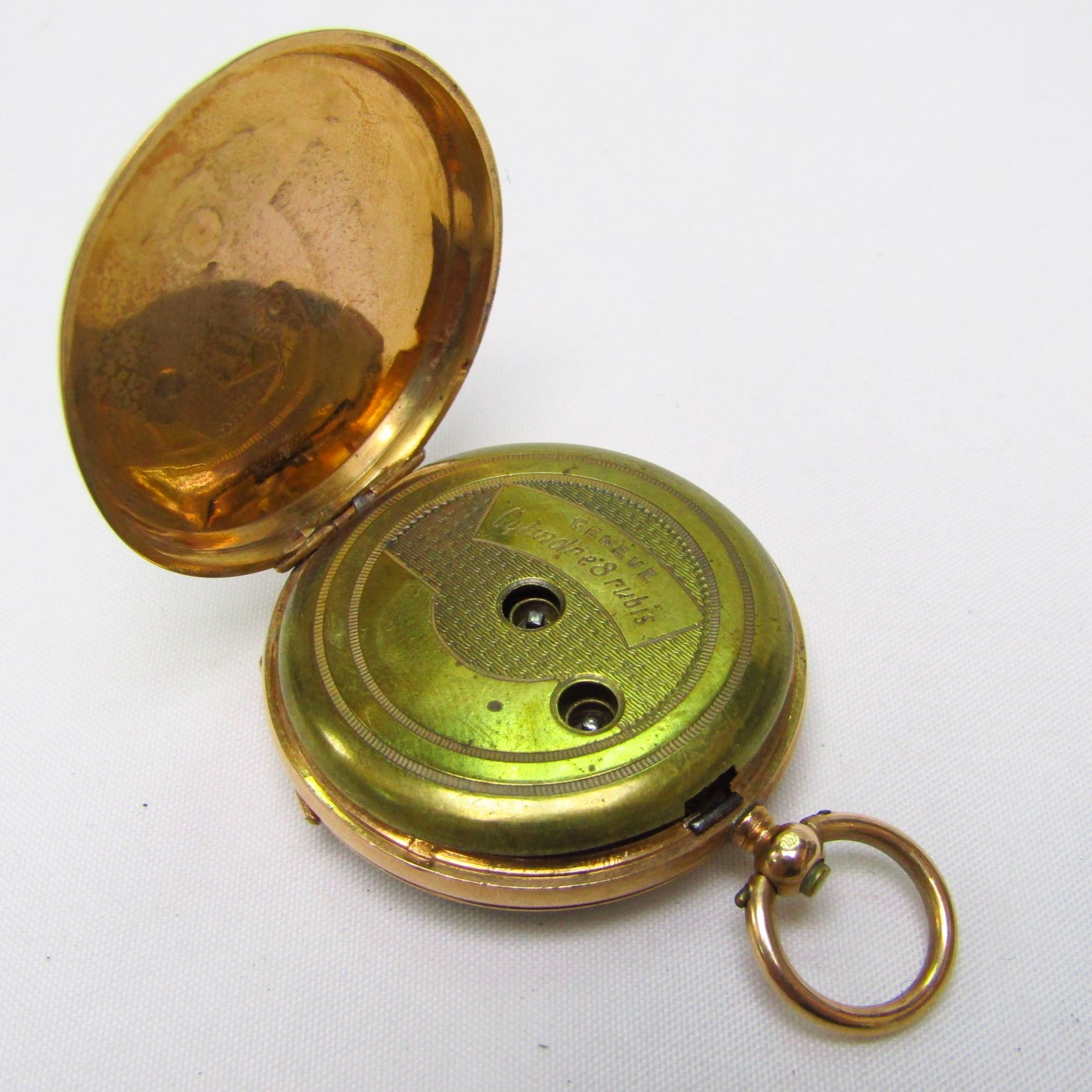 Reloj Suizo de colgar lepine. Suiza, ca. 1900. Reloj Suizo de colgar lepine. Suiza, ca. 1900.