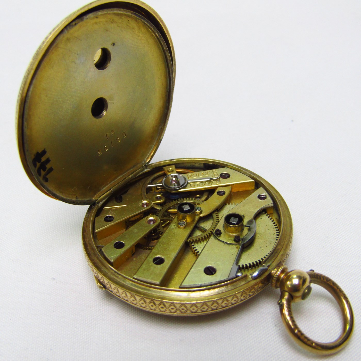 Reloj Suizo de colgar, lepine. Suiza, ca. 1900. Reloj Suizo de colgar, lepine. Suiza, ca. 1900.
