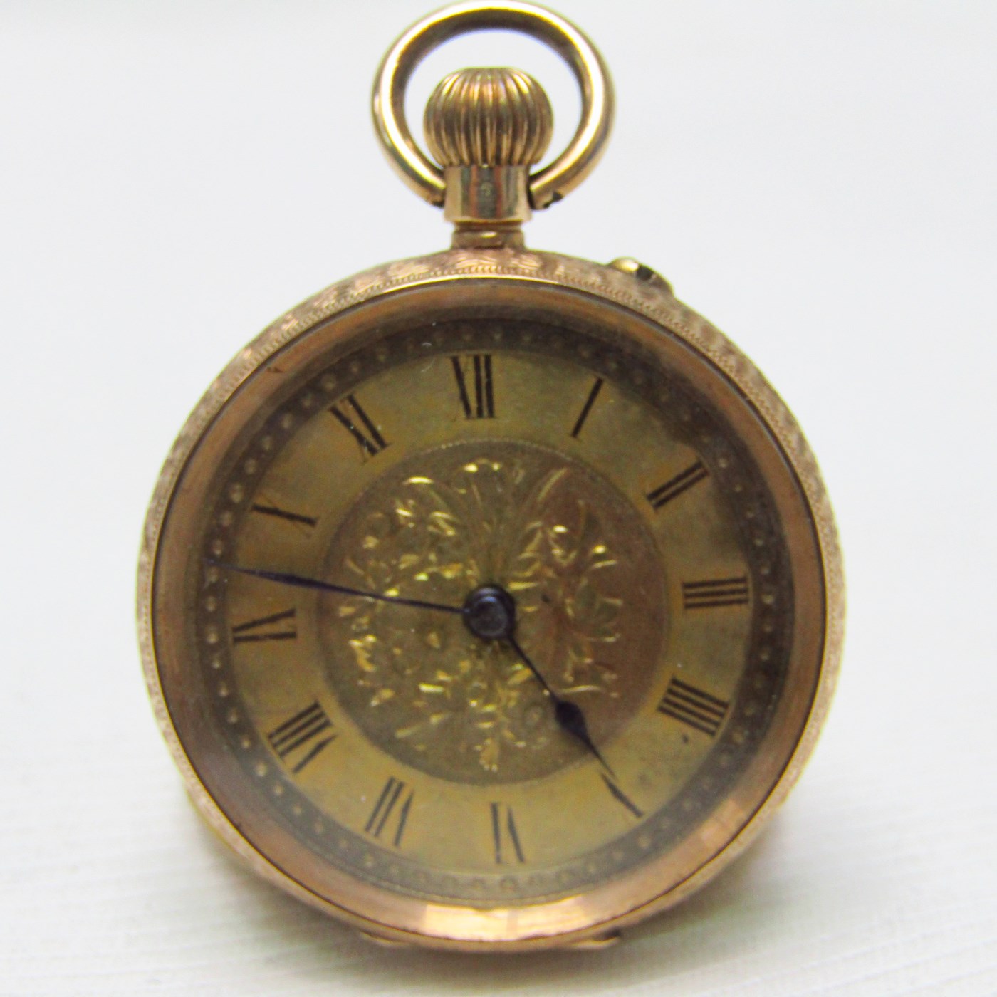 Reloj Suizo de colgar, lepine y remontoir. Oro 14k. Suiza, ca. 1900