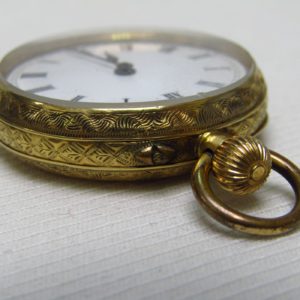 Reloj Suizo de colgar, lepine y remontoir. Oro 18k. Suiza, ca. 1900