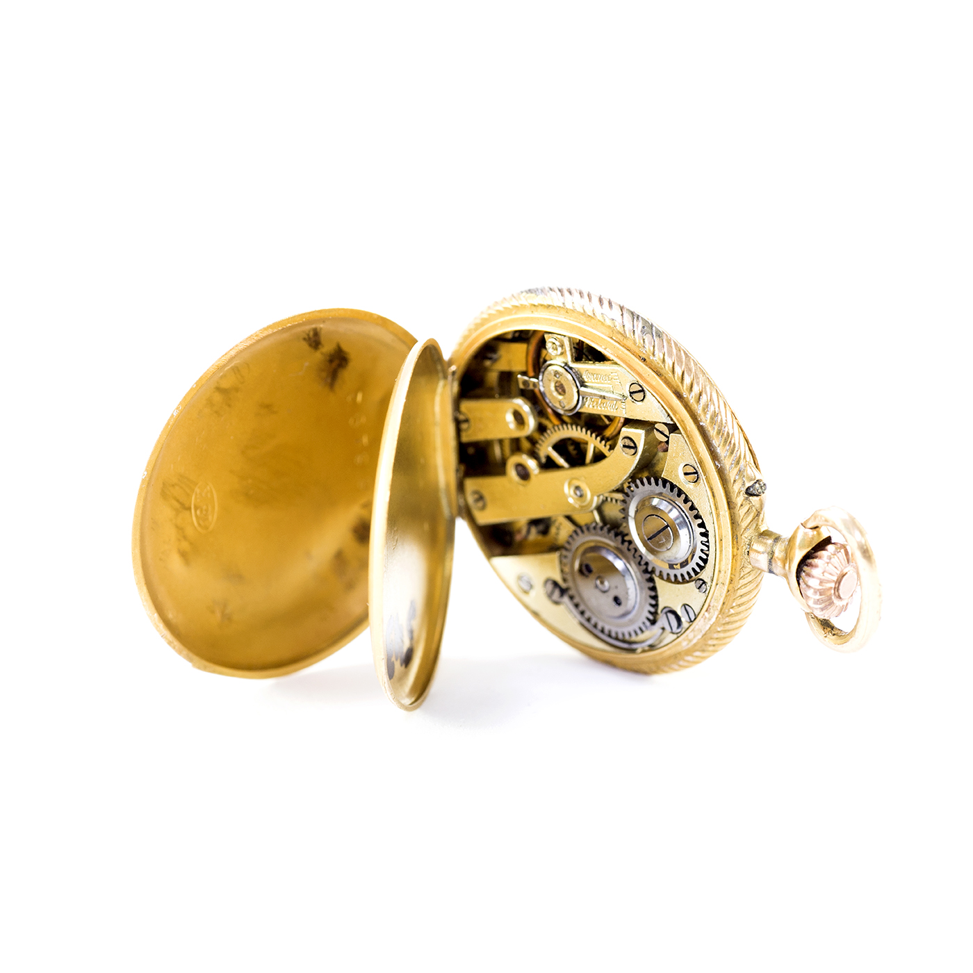 Reloj Suizo de colgar, lepine y remontoir. Suiza, Ca.1890. Reloj Suizo de colgar, lepine y remontoir. Suiza, Ca.1890.
