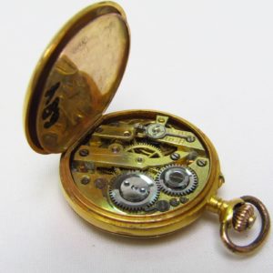 Reloj Suizo de Colgar, saboneta y remontoir. Ca. 1900
