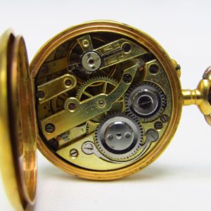Reloj Suizo de Colgar, saboneta y remontoir. Ca. 1900