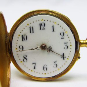 Reloj Suizo de Colgar, saboneta y remontoir. Ca. 1900