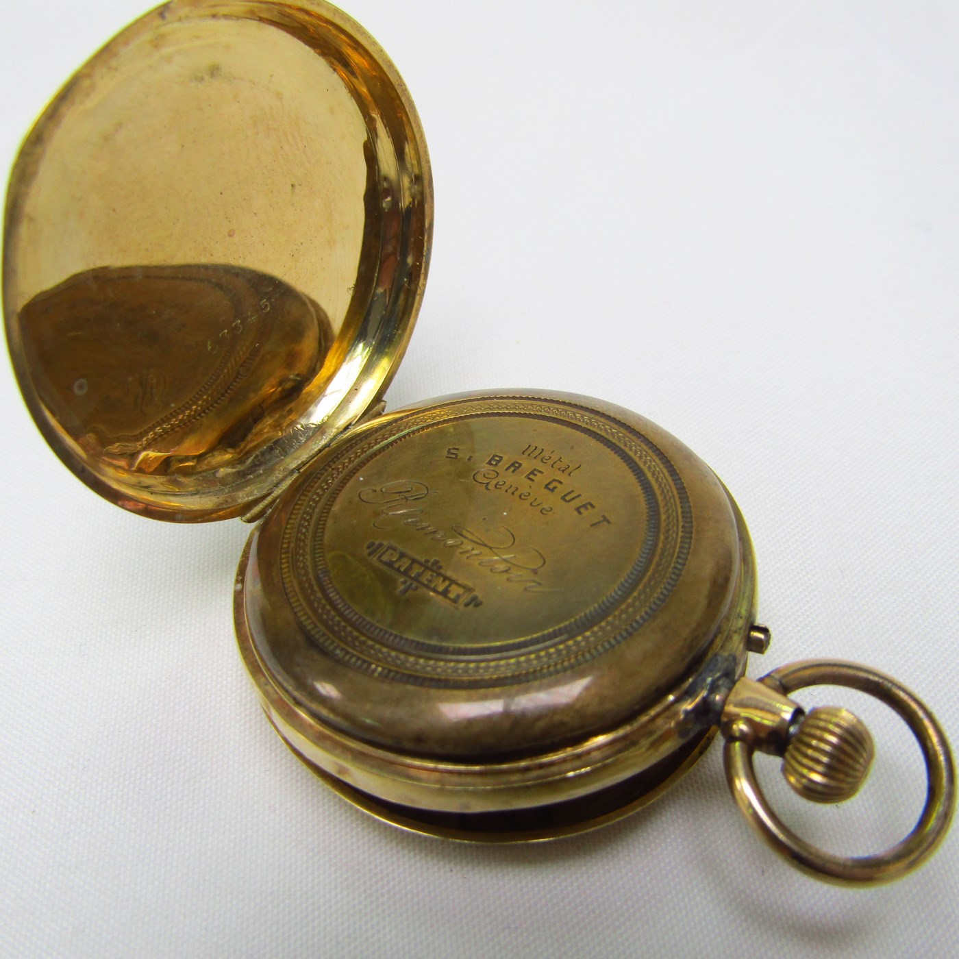 Reloj Suizo de colgar saboneta y remontoir. Suiza, ca. 1900. Reloj Suizo de colgar saboneta y remontoir. Suiza, ca. 1900.