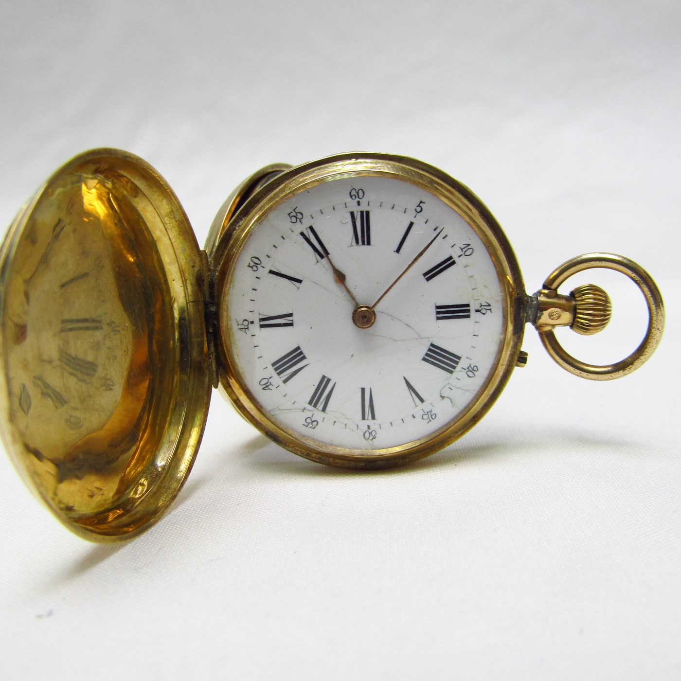 Schweizer Uhr zum Aufhängen von Saboneta und Remontoir. Schweiz, ca. 1900.