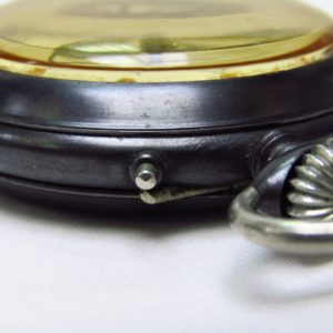 Reloj Suizo Despertador de bolsillo, sobremesa, lepine y remontoir. JUNGHANS, Suiza, ca. 1920.