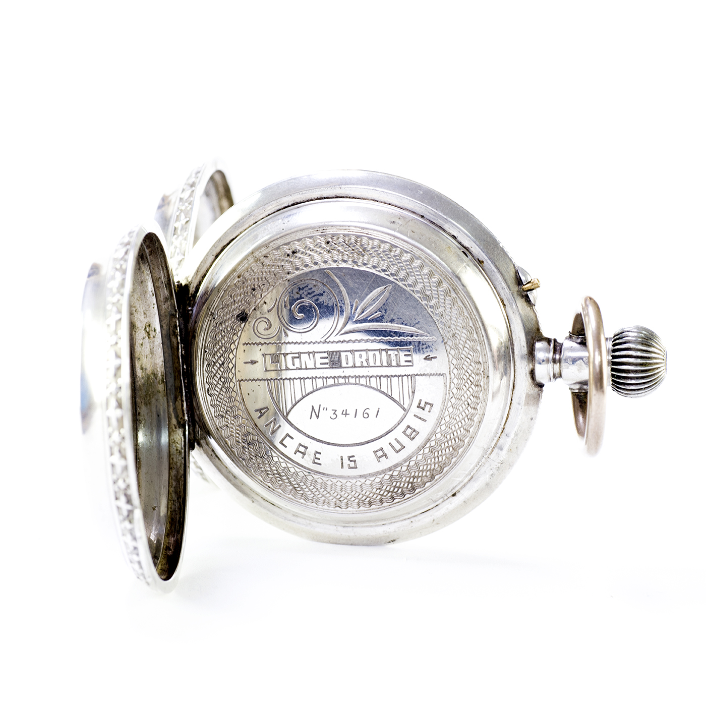 ROBERT. Reloj Suizo de bolsillo saboneta y remontoir. Suiza, ca. 1880. ROBERT. Reloj Suizo de bolsillo saboneta y remontoir. Suiza, ca. 1880.