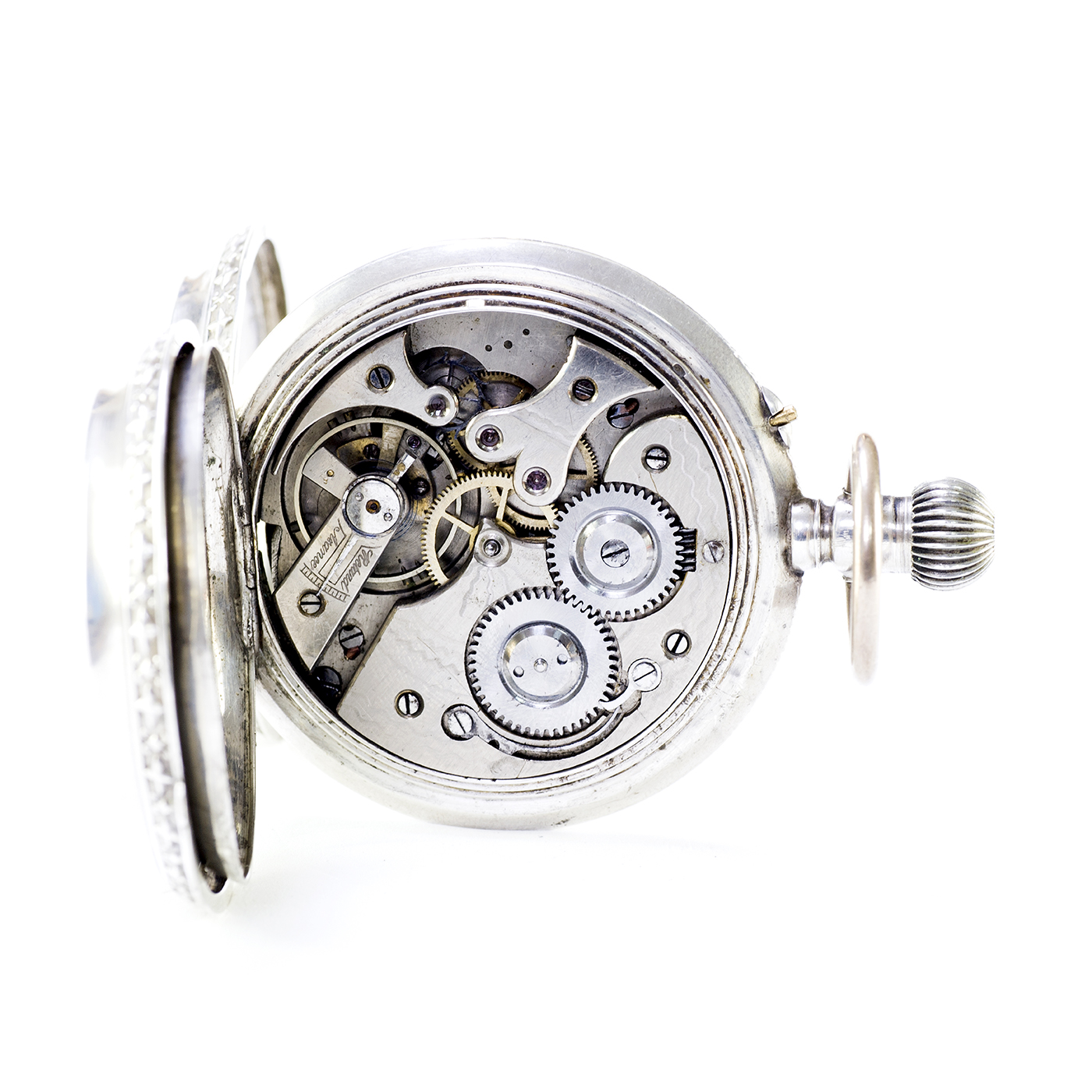 ROBERT. Reloj Suizo de bolsillo saboneta y remontoir. Suiza, ca. 1880. ROBERT. Reloj Suizo de bolsillo saboneta y remontoir. Suiza, ca. 1880.