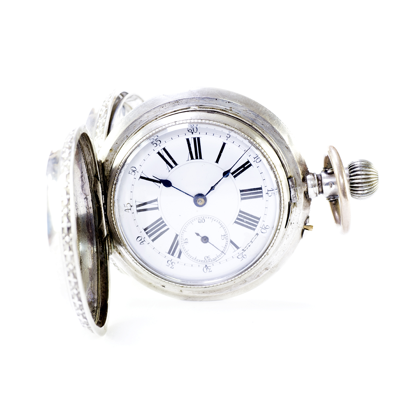 ROBERT. Reloj Suizo de bolsillo saboneta y remontoir. Suiza, ca. 1880.