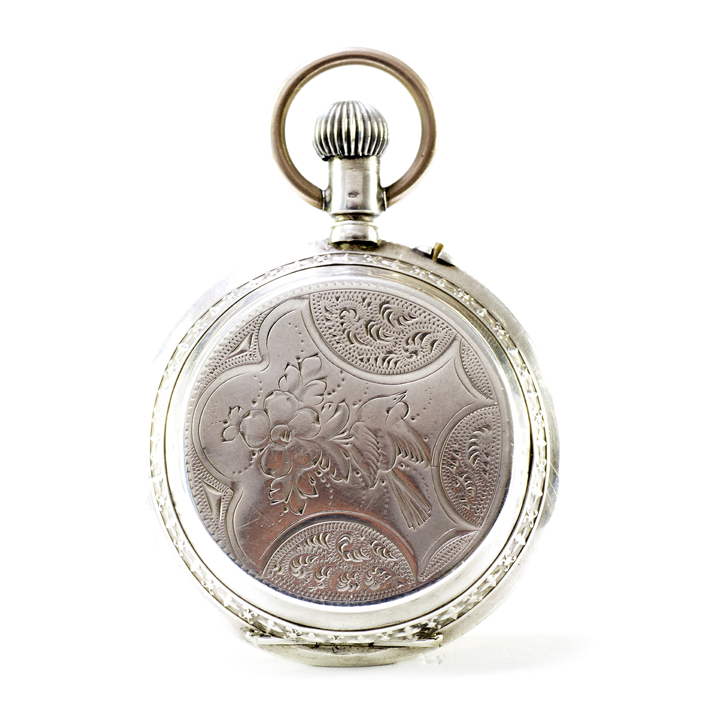 ROBERT. Reloj Suizo de bolsillo saboneta y remontoir. Suiza, ca. 1880. ROBERT. Reloj Suizo de bolsillo saboneta y remontoir. Suiza, ca. 1880.