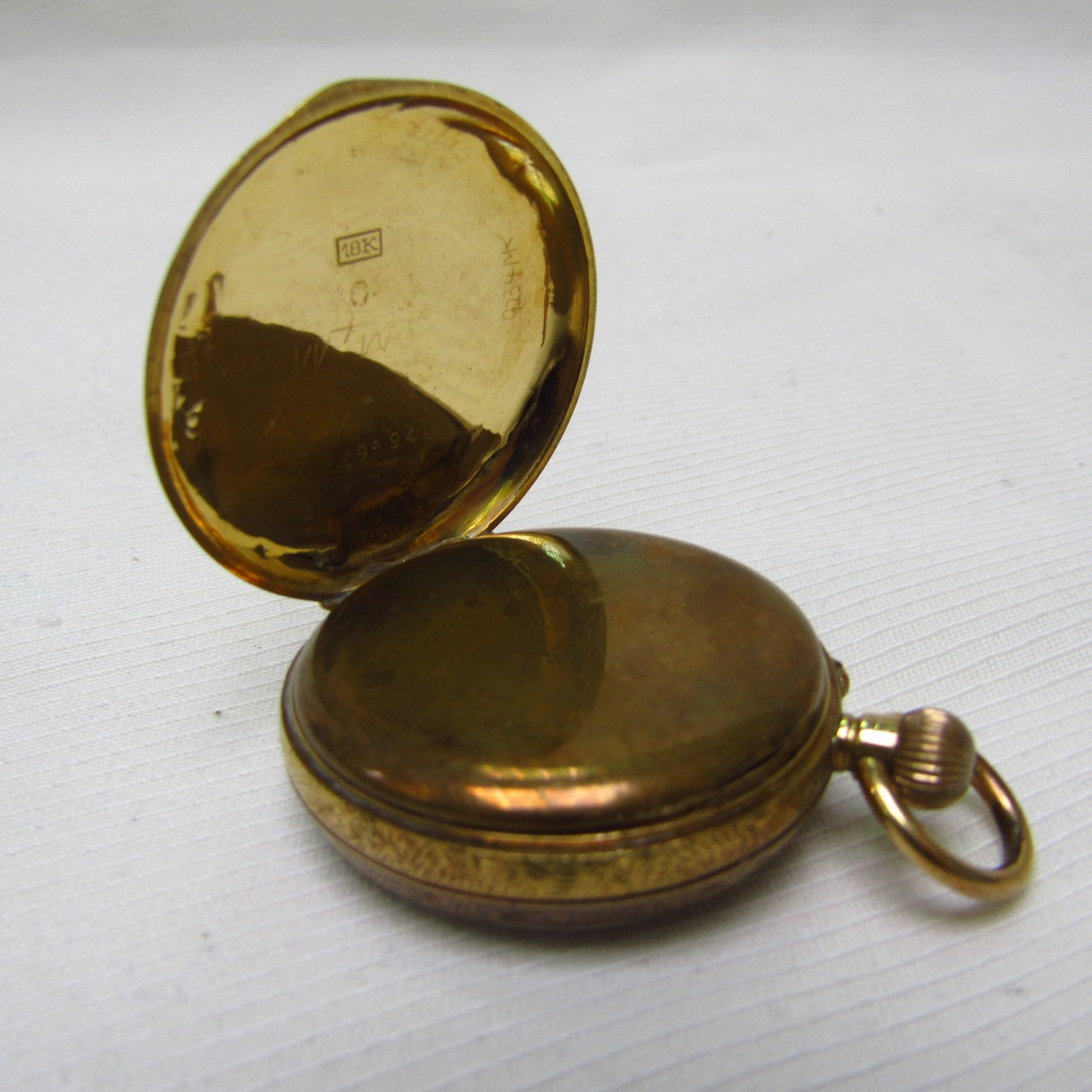 S.S. AND COMPANY. Reloj Suizo de colgar, lepine y remontoir. Oro de 18k. Ca. 1890 S.S. AND COMPANY. Reloj Suizo de colgar, lepine y remontoir. Oro de 18k. Ca. 1890