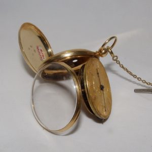 Sam Corbett, Coventry, England. Reloj de Bolsillo, Lepine, Half Fusee (Semicatalino). Chester, 1858.